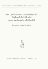 Die Quadriviums-Handschriften der Codices Palatini Latini in der Vatikanischen Bibliothek - Ludwig Schuba