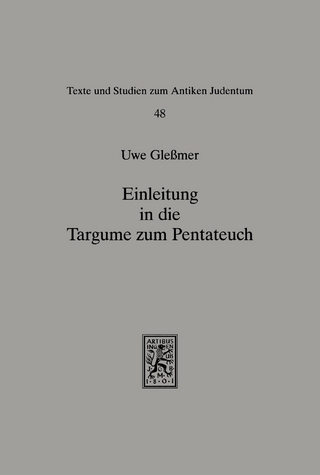 Einleitung in die Targume zum Pentateuch