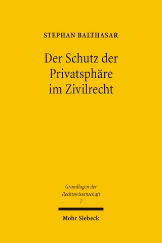 Der Schutz der Privatsphäre im Zivilrecht