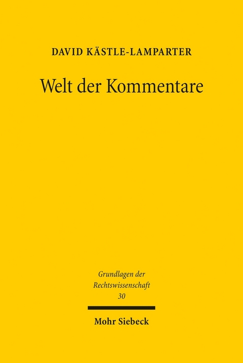 Welt der Kommentare -  David K&auml;stle-Lamparter