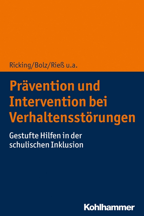 Pr&auml;vention und Intervention bei Verhaltensst&ouml;rungen - 