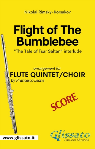 Score for Flute Quintet: Flight of The Bumblebee