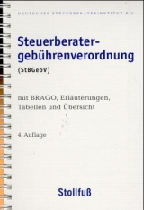 Steuerberatergeb&uuml;hrenverordnung