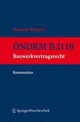 &Ouml;NORM B 2110. Kommentar - Hermann Wenusch