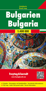 Bulgarien, Autokarte 1:400.000, freytag & berndt