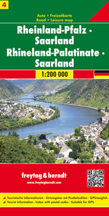 Rheinland Pfalz - Saarland, Autokarte 1:200.000 - 