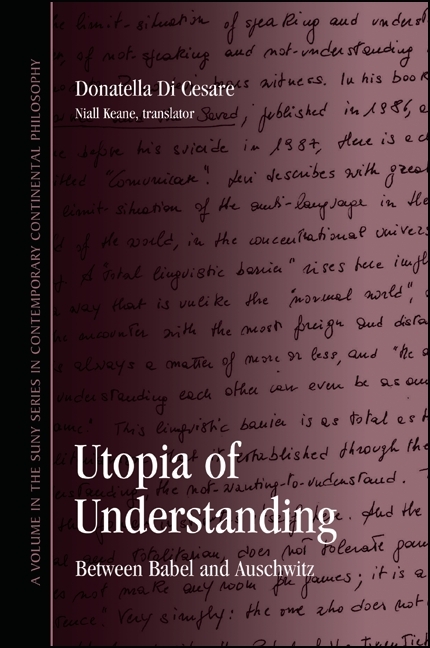 Utopia of Understanding - Donatella Ester Di Cesare