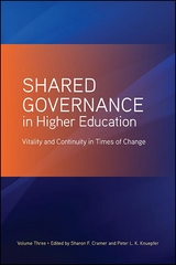 Shared Governance in Higher Education - 