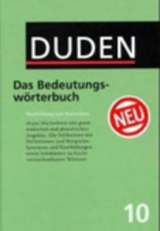 Der Duden in 12 B&auml;nden. Das Standardwerk zur deutschen Sprache / Das Bedeutungsw&ouml;rterbuch - 