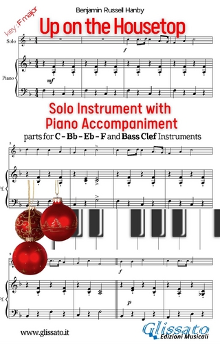 Up on the Housetop (in F) for all instruments w/ piano accompaniment