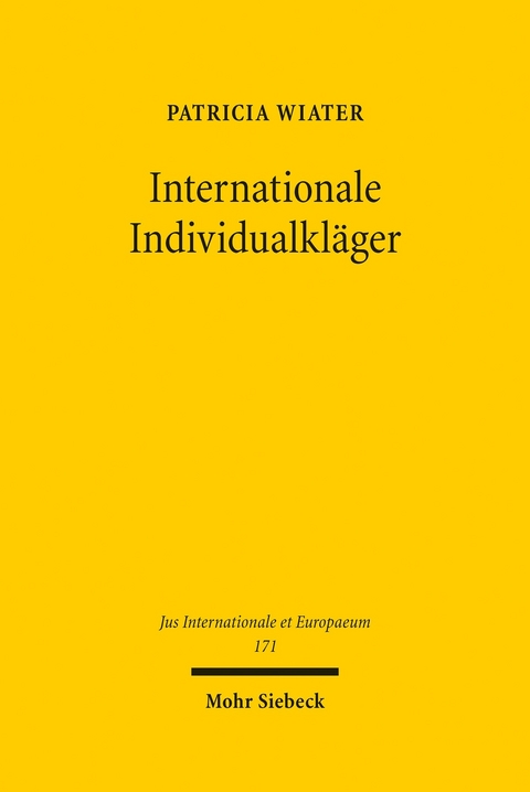 Internationale Individualkl&auml;ger -  Patricia Wiater