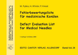 Fehlerbewertungsliste f&uuml;r medizinische Kan&uuml;len - 
