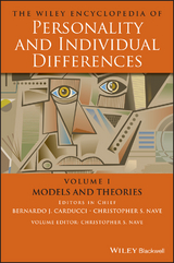 The Wiley Encyclopedia of Personality and Individual Differences, Volume 1, Models and Theories - 