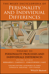 The Wiley Encyclopedia of Personality and Individual Differences, Volume 3, Personality Processes and Individuals Differences - 