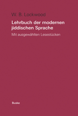 Lehrbuch der modernen jiddischen Sprache - William B. Lockwood