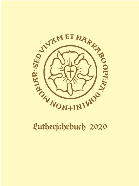 Lutherjahrbuch 87. Jahrgang 2020 - 