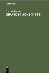 Grundst&uuml;cksmiete - Fritz Kiefersauer