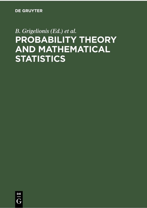 Probability Theory and Mathematical Statistics - 