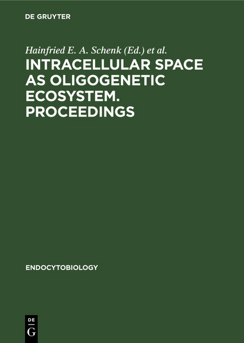 Intracellular space as oligogenetic ecosystem. Proceedings - 