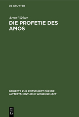 Die Profetie des Amos - Artur Weiser