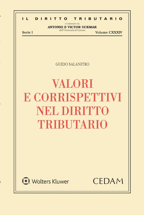 Valori e corrispettivi nel diritto tributario - GUIDO SALANITRO