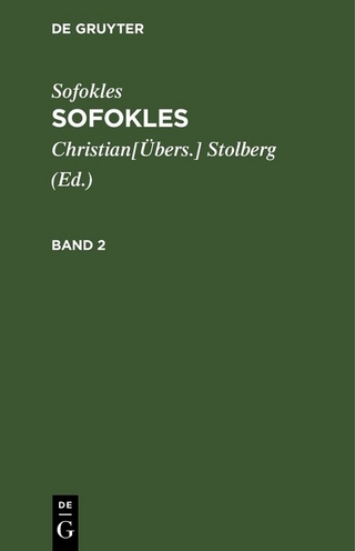 Sofokles: Sofokles. Band 2