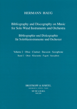 Bibliographie und Diskographie der Musik f&uuml;r Soloblasinstrumente... / Bibliographie und Diskographie f&uuml;r Soloblasinstrumente und Orchester - Hermann Haug