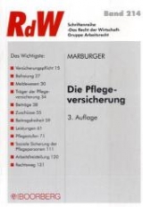 Die Pflegeversicherung - Marburger, Hors