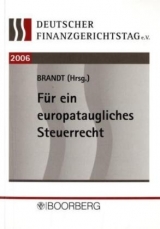 Deutscher Finanzgerichtstag 2006 - 