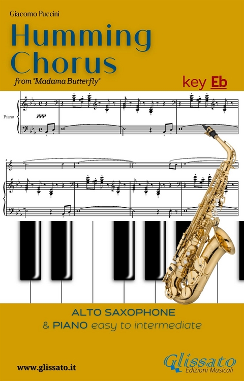 Humming Chorus -  Alto Sax and Piano (Key Eb) - Giacomo Puccini