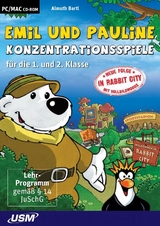 Emil und Pauline in Rabbit City - Konzentrationsspiele f&uuml;r die 1. und 2. Klasse (CD-ROM) - Almuth Bartl