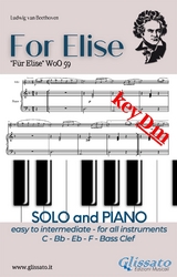 For Elise - All instruments and Piano (easy/intermediate) key Dm - Ludwig Van Beethoven
