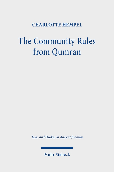 The Community Rules from Qumran -  Charlotte Hempel