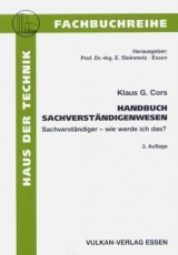 Handbuch Sachverst&auml;ndigenwesen - Klaus G Cors