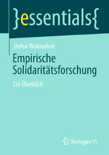 Empirische Solidarit&auml;tsforschung - Stefan Wallaschek