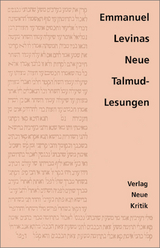 Neue Talmud-Lesungen - Emmanuel Levinas