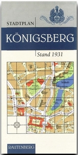 Stadtplan - K&Ouml;NIGSBERG - Stand 1931