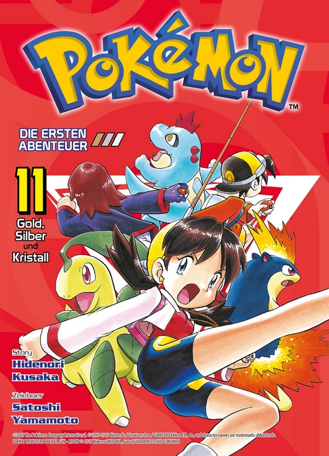 Pok&eacute;mon - Die ersten Abenteuer: Gold, Silber und Kristall, Band 11 - Hidenori Kusaka