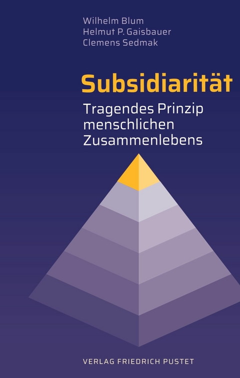 Subsidiarit&auml;t - Wilhelm Blum, Helmut P. Gaisbauer, Clemens Sedmak