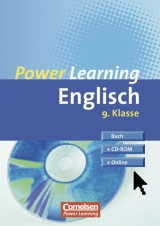 Power Learning. Englisch / 9. Schuljahr - &Uuml;bungsbuch mit L&ouml;sungsheft, CD-ROM und Online-Angebot - Patricia East, Brian McCredie