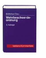 Wehrbeschwerdeordnung - Hans V B&ouml;ttcher, Klaus Dau