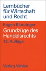 Grundzüge des Handelsrechts - Klunzinger, Eugen