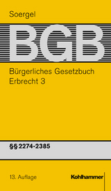 B&uuml;rgerliches Gesetzbuch mit Einf&uuml;hrungsgesetz und Nebengesetzen (BGB) - J&uuml;rgen Damrau, Walter Zimmermann, Andreas Dielitz