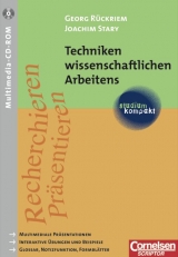 studium kompakt. P&auml;dagogik / Techniken wissenschaftlichen Arbeitens - 