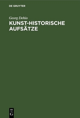 Kunst-historische Aufs&auml;tze - Georg Dehio