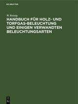Handbuch f&uuml;r Holz- und Torfgas-Beleuchtung und einigen verwandten Beleuchtungsarten - W. Reissig