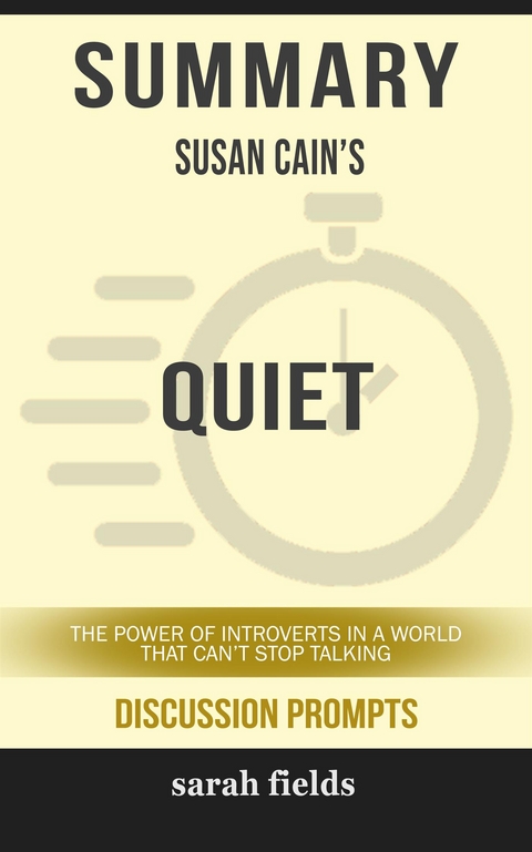 &ldquo;Quiet: The Power of Introverts in a World That Can't Stop Talking&rdquo; by Susan Cain - Sarah Fields