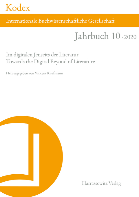 KODEX 10 (2020): Im digitalen Jenseits der Literatur - 