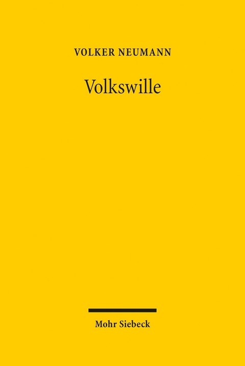 Volkswille -  Volker Neumann