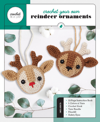 Crochet Your Own Reindeer Ornaments